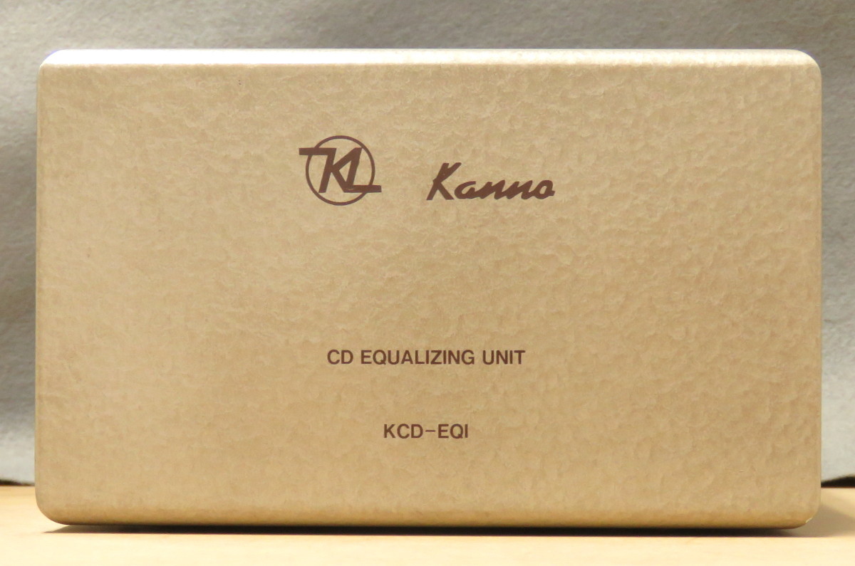 CDイコライジングユニット KANNO KCD-EQ1 ＣＤに逆RIAAカーブをかけてアンプのフォノ端子に繋いで音をまろやかに カンノ製作所_画像2
