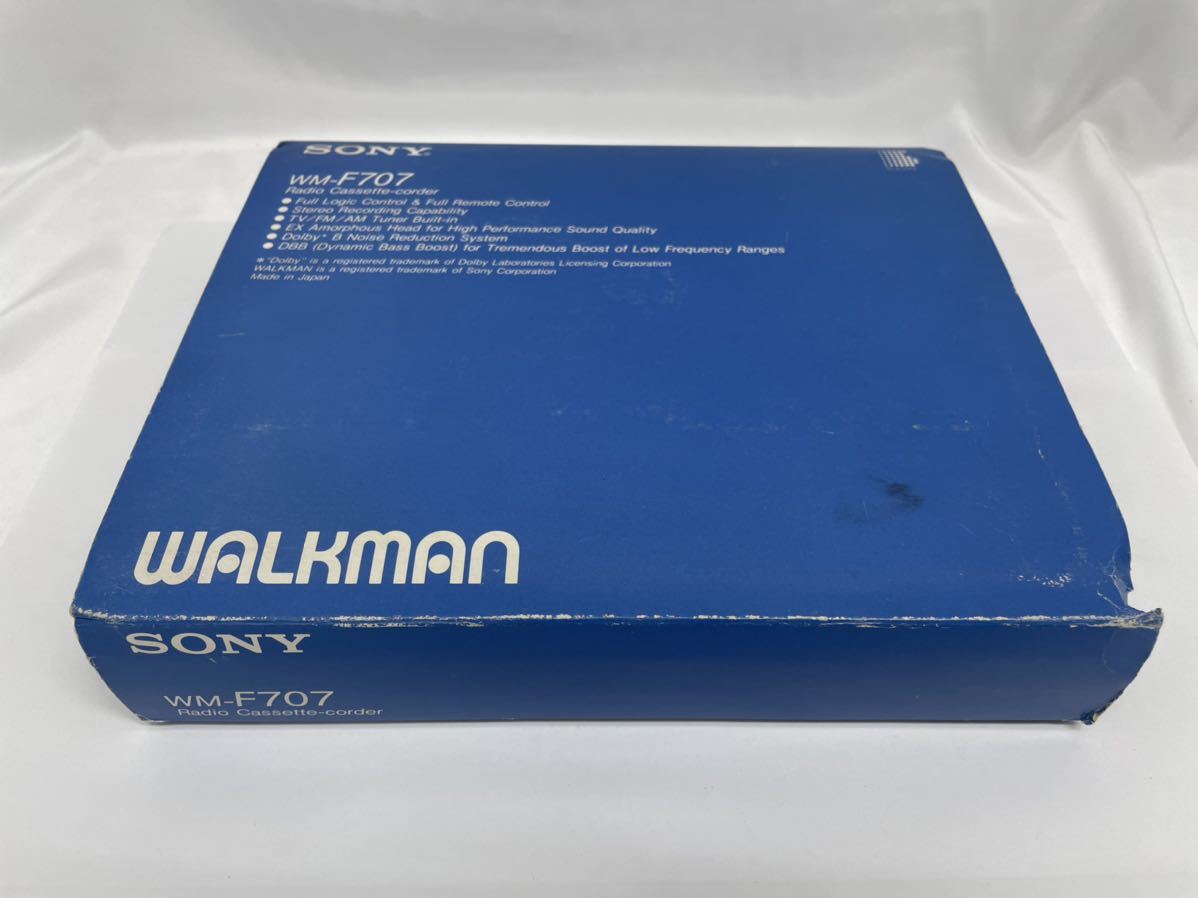 SONY/ソニー WALKMAN/ウォークマン WM-F707 カセットプレーヤー ジャンク品_画像7