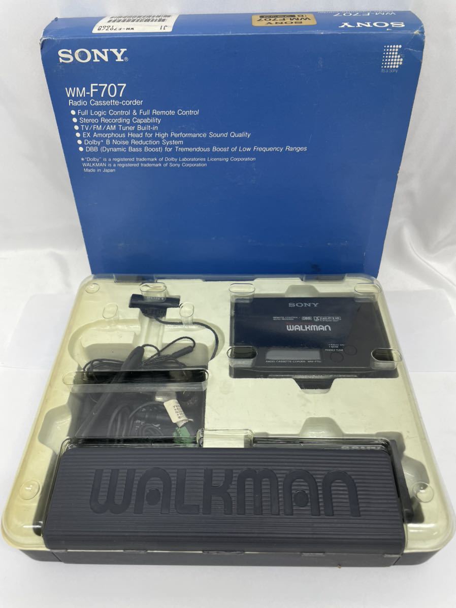 SONY/ソニー WALKMAN/ウォークマン WM-F707 カセットプレーヤー ジャンク品_画像1