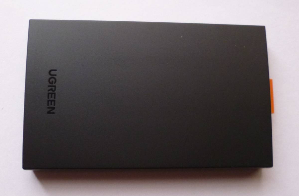 (8E7E)USB3.0ポータブルHDD500GB 稼働4108時間　新品UGREEN製ポータブルケース入