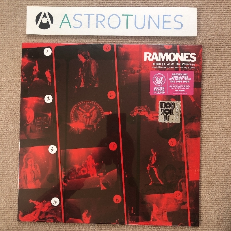 未開封新品 限定盤 180g重量盤 激レア Ramones 2021年 LPレコード Triple J Live At The Wireless-Capitol Theatre, Sydneyドイツ盤_画像1