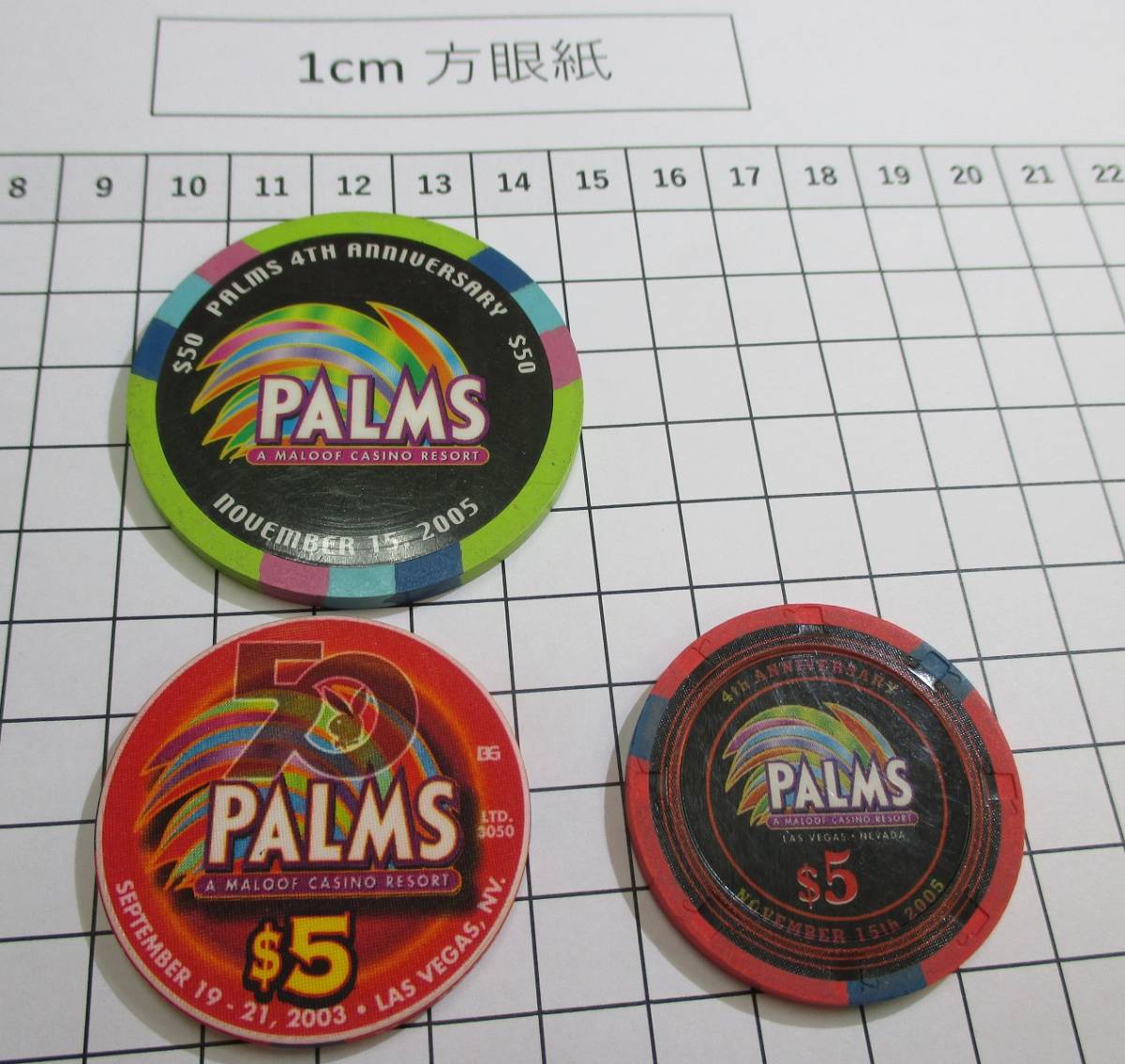 入手困難 カジノチップ PALMS LV $50 $5 PLAYBOY等3枚 | www.jarussi