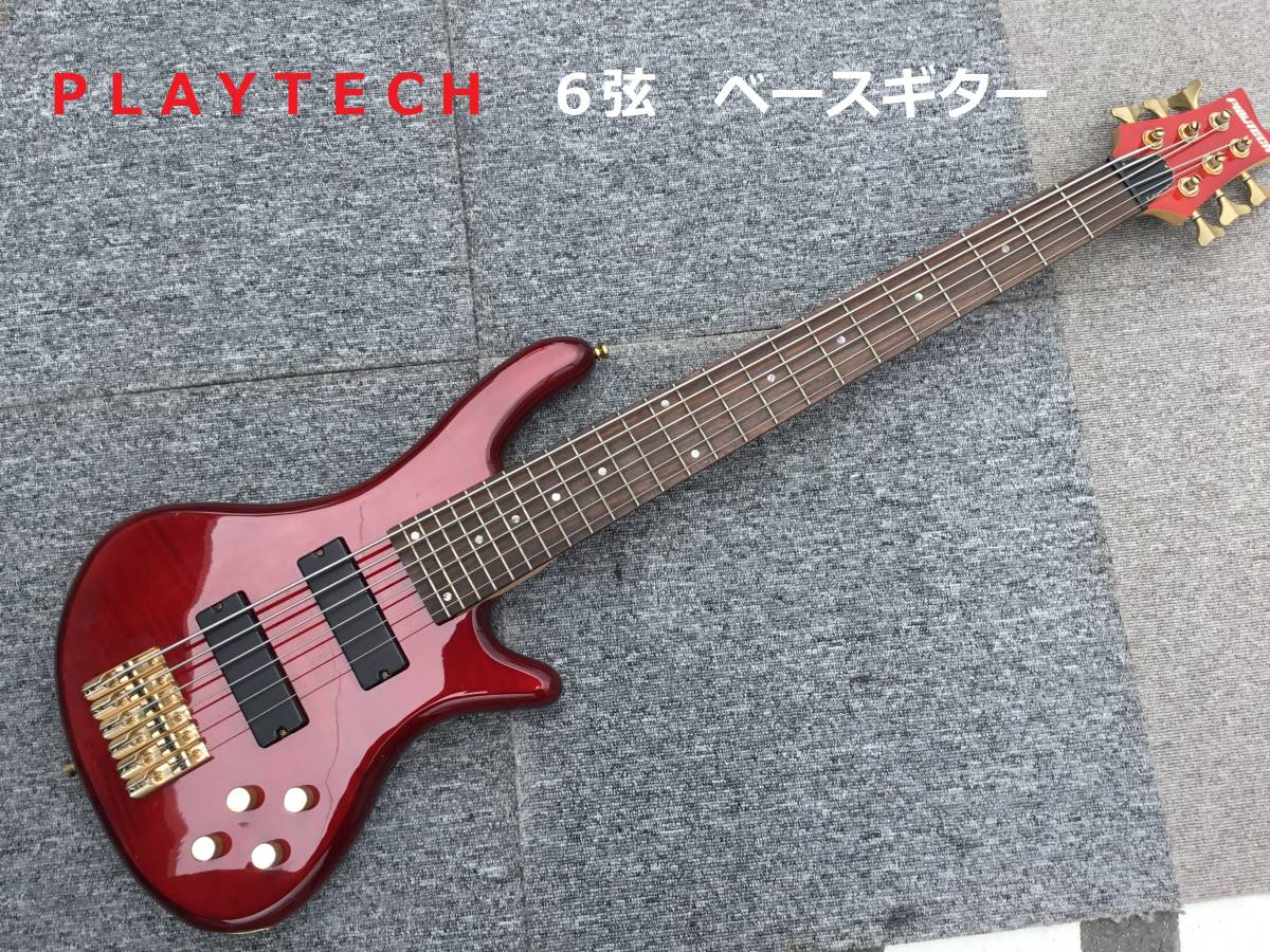 Yahoo!オークション - PLAYTECH 6弦 ベースギター Yahoo!オークション - PLAYTECH 6弦 ベースギター