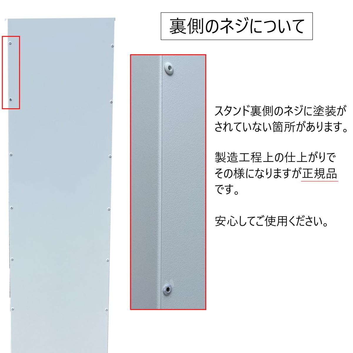 郵便ポストスタンド付　壁掛けプレミアムステンレス オレンジ色ポストpm272s-pm063-1_画像10