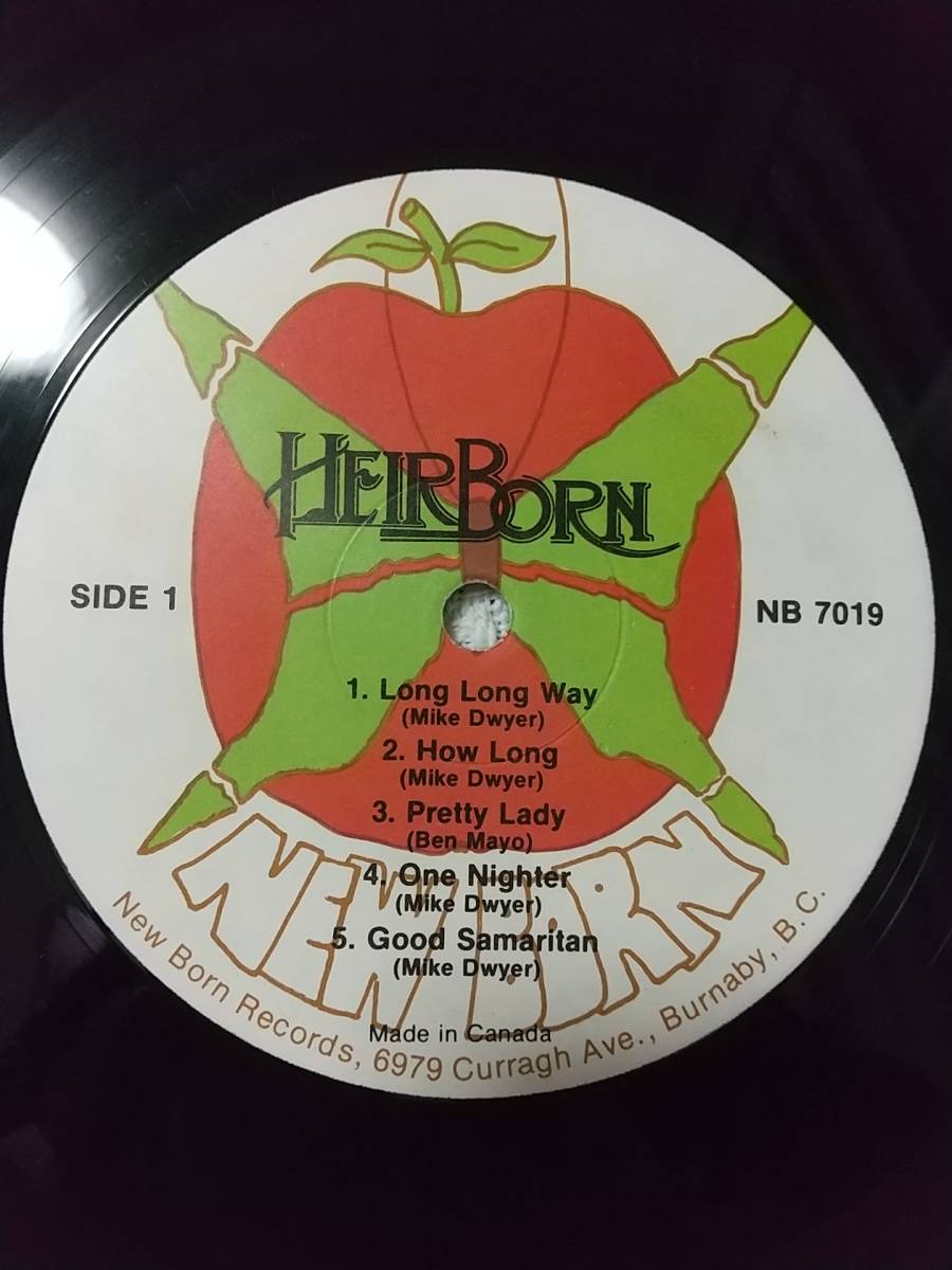 LP　Heirborn　Same　カナダ盤　AOR　SSW_画像2