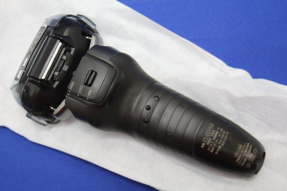 ☆30-3581】□未使用□Panasonic ES-CLV5G-K LAMDASH リニアシェーバー