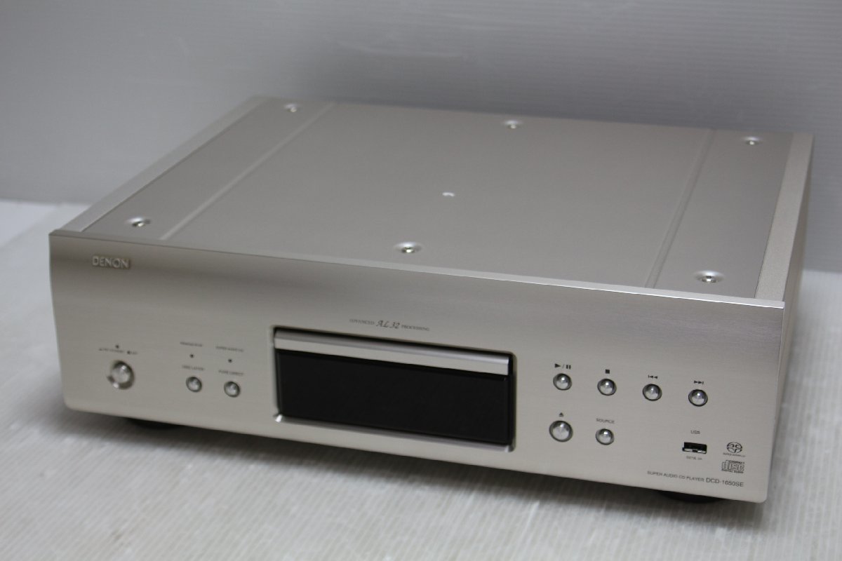 【 01-3466】 中古 DENON CDプレーヤー DCD-1650SE 11年製(2374)