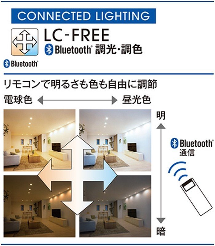 ◇1円/モデルR/オーデリック/OD361244BC/LEDダウンライト/Bluetooth対応/電球色～昼光色ランプ付/埋込穴Φ100/8個セット【TS0523-3】_画像9