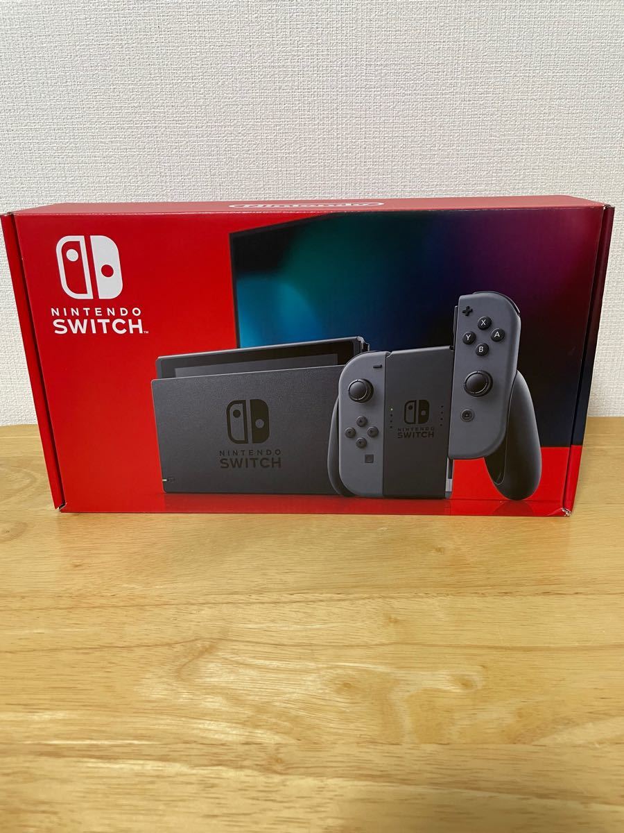 Switch グレー　美品　箱にダメージあり。　写真　2枚目参考。 Nintendo Switch本体  任天堂スイッチ