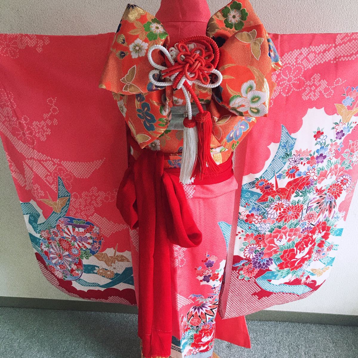 最安値に挑戦】 七五三着物女の子 フルセット 向け 7歳 5歳 - 着物 ...