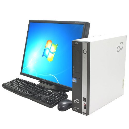 富士通D581パソコンセット Corei5-2400・4GB・SSD128GB・DVDマルチ・Win10・Office2019・無線LAN・キーボード・マウス・22型モニター