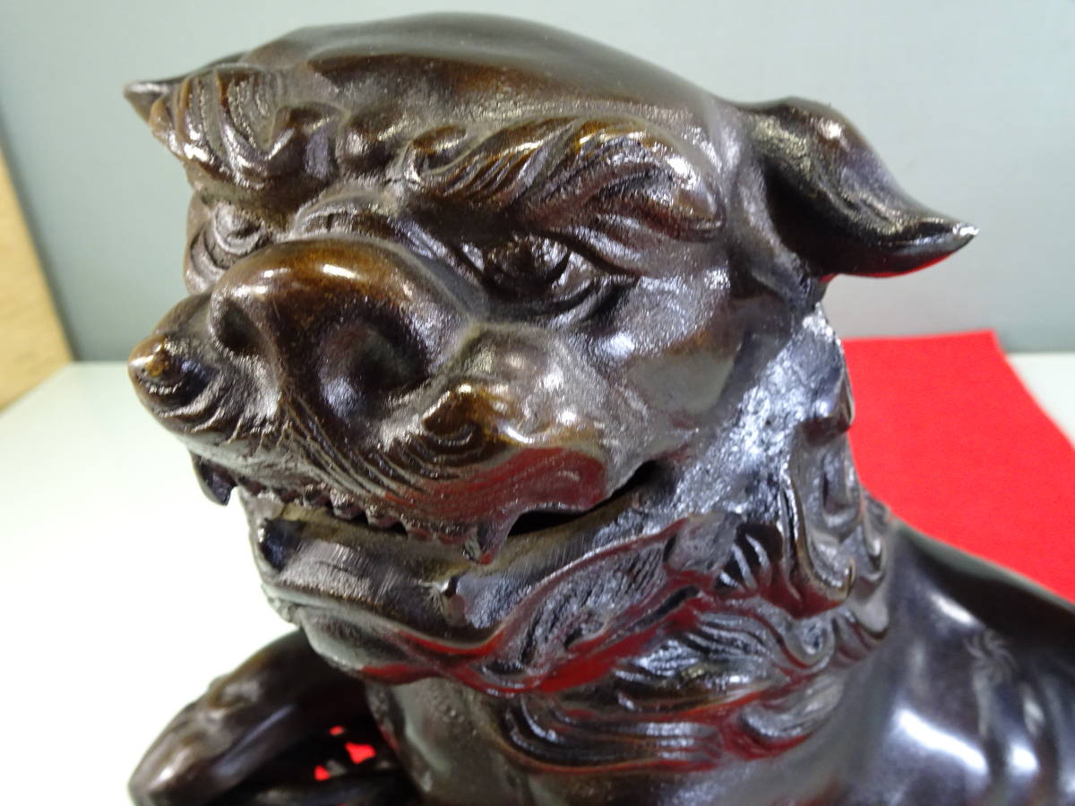 大きめ 玉獅子 赤獅子 獅子舞 狛犬 玉乗り獅子 シーサー 縁起物 大きめ 玉獅子 赤獅子 獅子舞 狛犬 玉乗り獅子 シーサー 縁起物