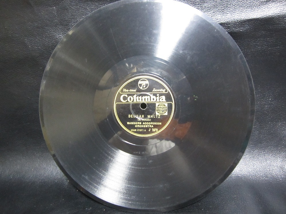 ★☆SP盤レコード DELILAH WALTZ / THE MISSOURI WALTZ SANDERS ACCORDEON ORCHESTRA 中古品☆★[4910] _画像2