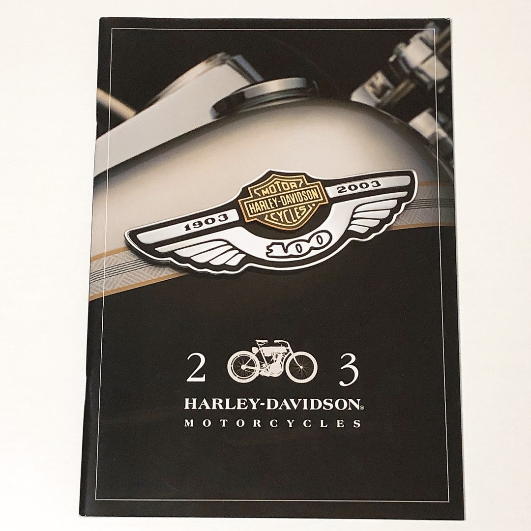 HARLEY-DAVIDSON ハーレーダビッドソン 2003年 総合カタログ / ヒストリー / V-RODパズル 3点セット 100周年記念 非売品 【送料無料】_画像2