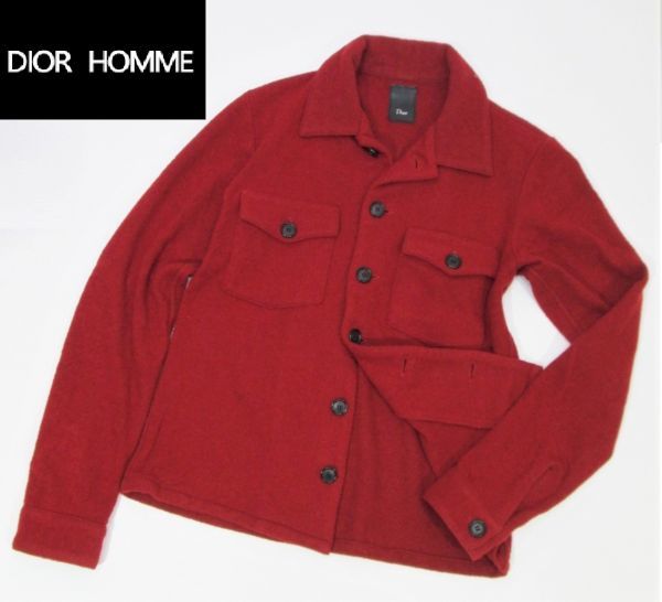 国内正規品 06SS エディ期 Dior HOMME ウール 長袖シャツ 6HH4057561