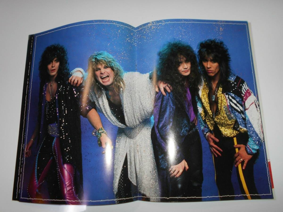 パンフレット コンサート プログラム チケット半券貼り オジー オズボーン 1986 OZZY OSBOURNE japan program book_画像9