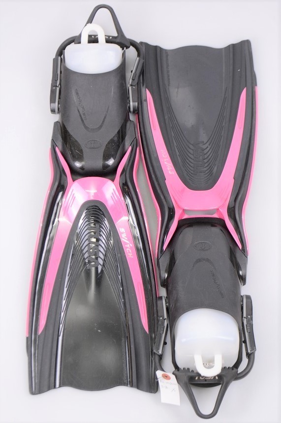 TUSAtsusa diving fins SWITCH HyFlex black / pink S size [Fin-220510NH]