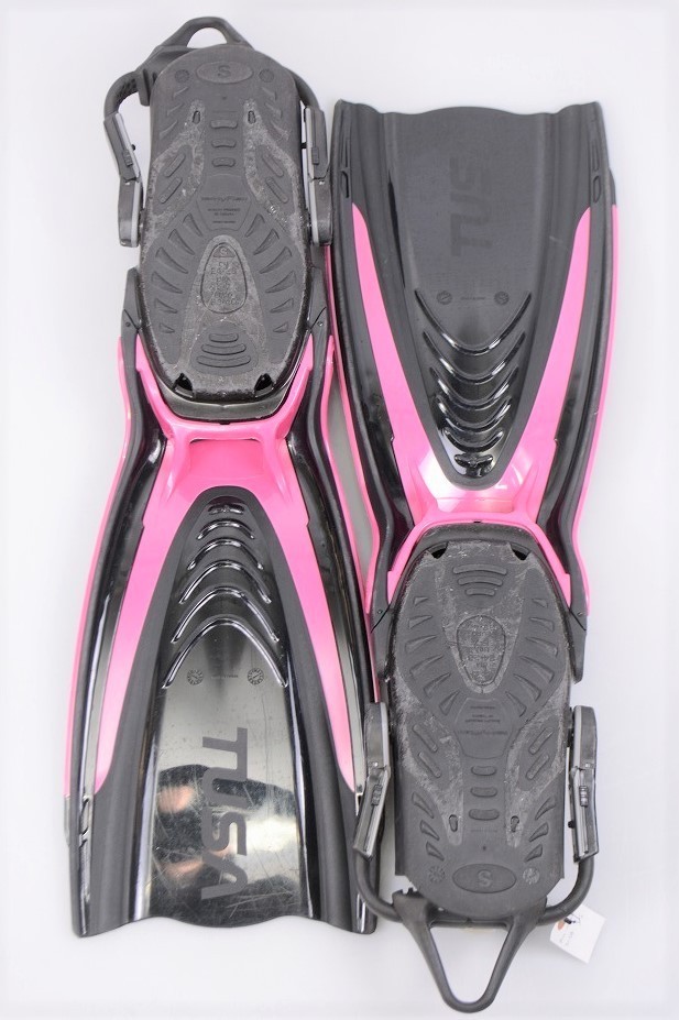 TUSAtsusa diving fins SWITCH HyFlex black / pink S size [Fin-220510NH]