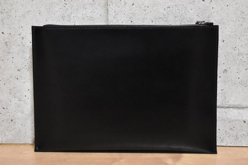 新品 カルバンクライン プラチナム ダイス A4サイズ レザー クラッチバッグ 定価25300円 807212 ブラック CK イケテイ セカンドバッグ 牛革_画像3