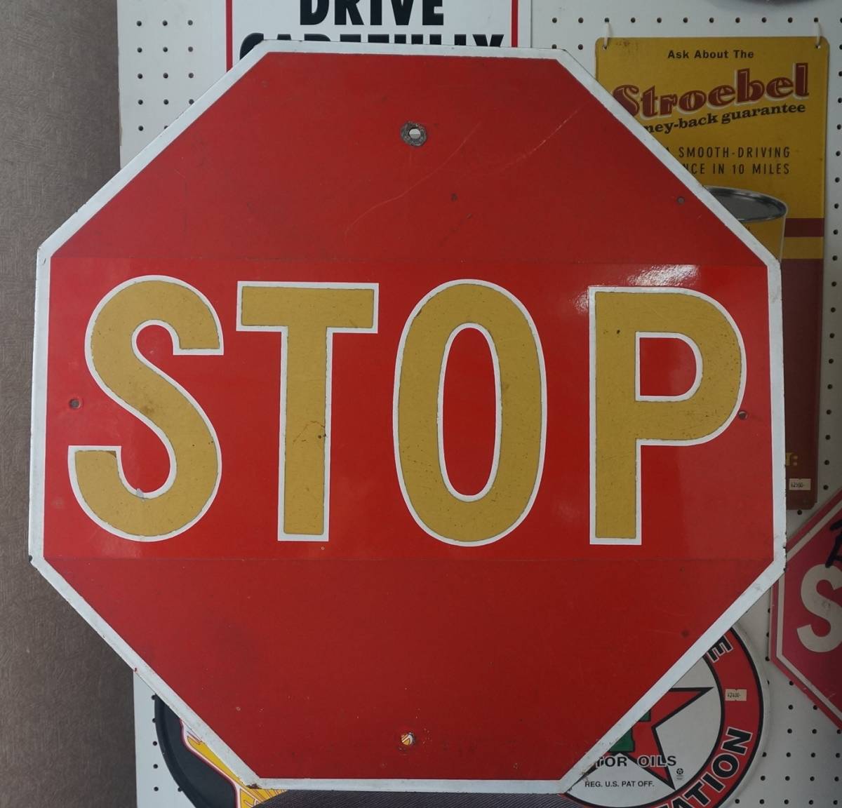STOP ヴィンテージロードサイン 標識 看板 ガレージ 世田谷ベース ハーレーダビッドソン フォード クライスラー ダッジ シボレー アメ車