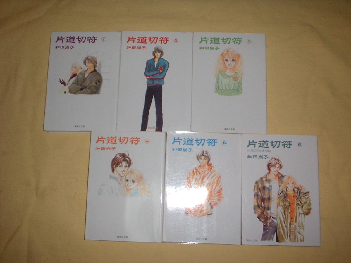 A9★送400円　除菌済6【文庫コミック】片道切符　★全6巻★　和田尚子★ 複数落札いただきいますと送料がお得です_画像1