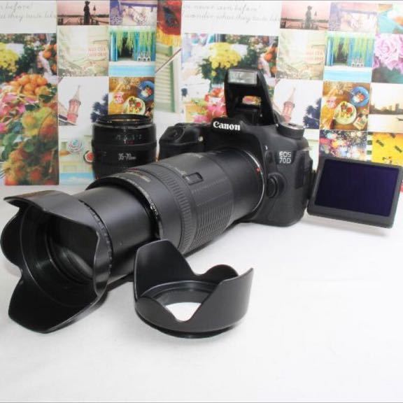 プレゼント サプライズ ❤️予備バッテリー付き❤️Canon EOS 70D 超