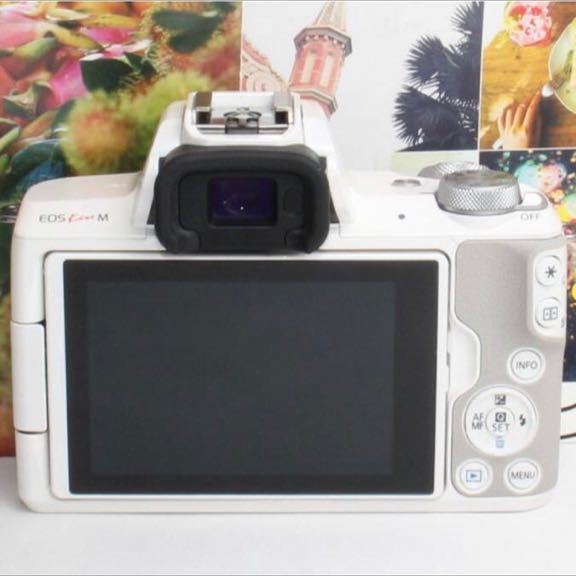 予備バッテリー付きCanon EOS kiss M 超望遠トリプルレンズ | one.co.zm