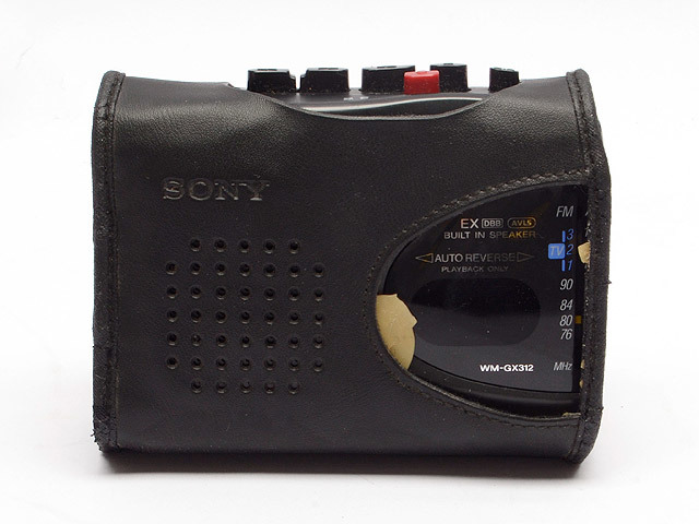 SONY　WALKMAN スピーカー付ラジオカセットコーダー ラジカセ　WM-GX312　音出しOK_画像7