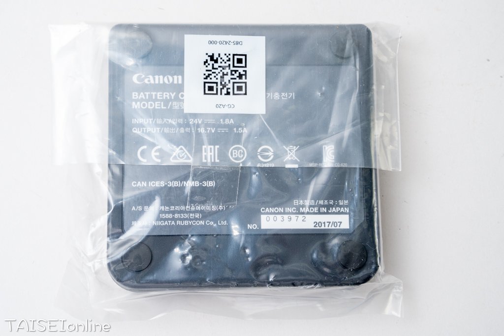 Canon BP-A30/A60 for BATTERY CHARGER Canon CG-A20/CA-CP200B No.2 unused goods battery charger 22042711