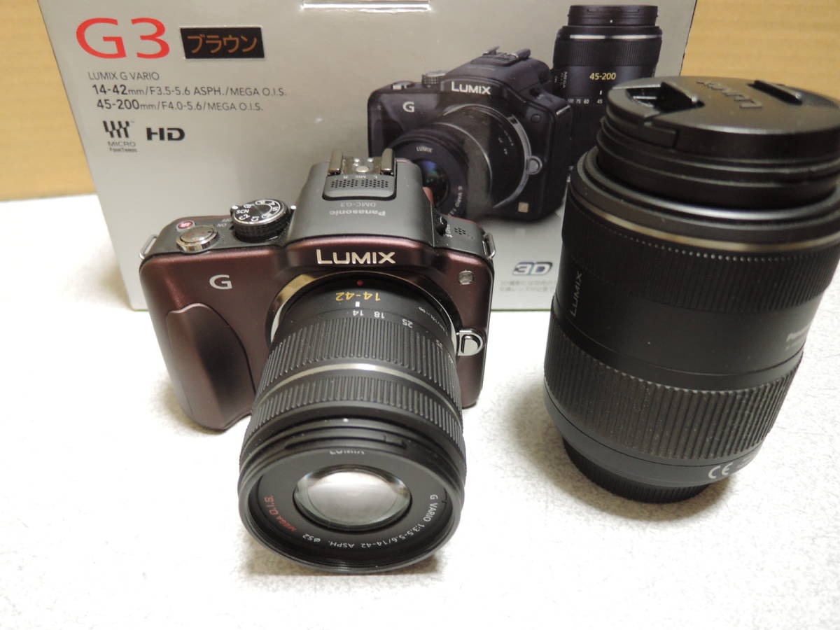 パナソニック LUMIX G3 ダブルズームキット DMC-G3W ミラーレス一眼
