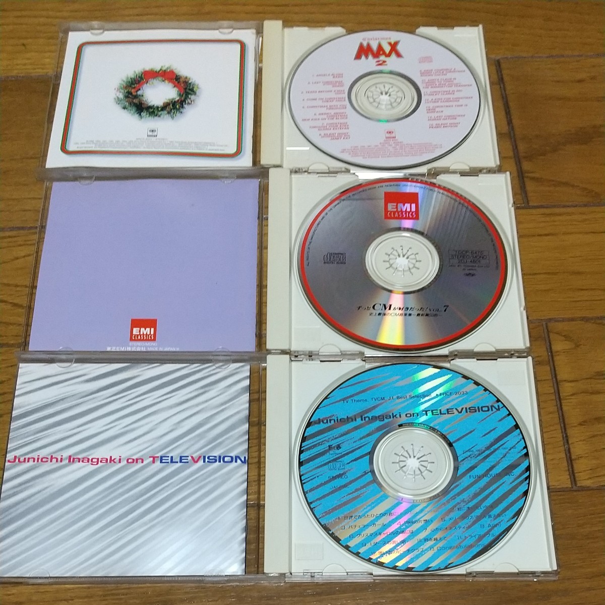 クリスマスソング　TVCM  ソング　音楽　３枚セット　稲垣潤一CD ベストアルバム