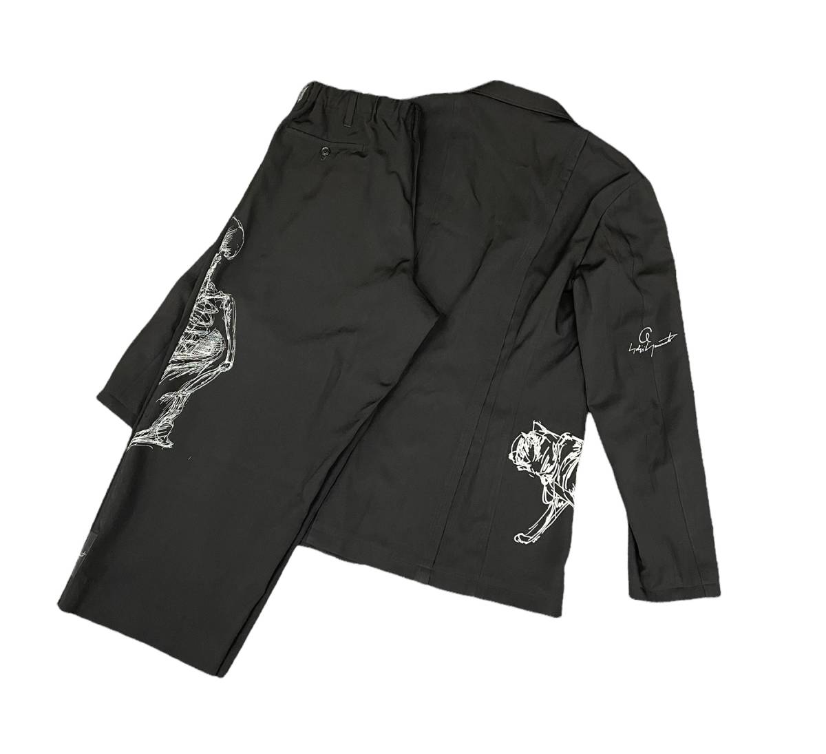 超希少 □ Yohji Yamamoto Pour Homme 16SS スカル セットアップ