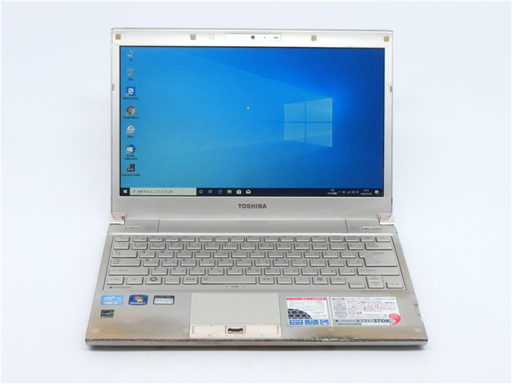 WEBカメラ/中古/13型/ノートPC/Windows10/新品SSD120GB/4GB/2世代i5/TOSHIBA　R731/37DK　office搭載　　動作良品_画像1