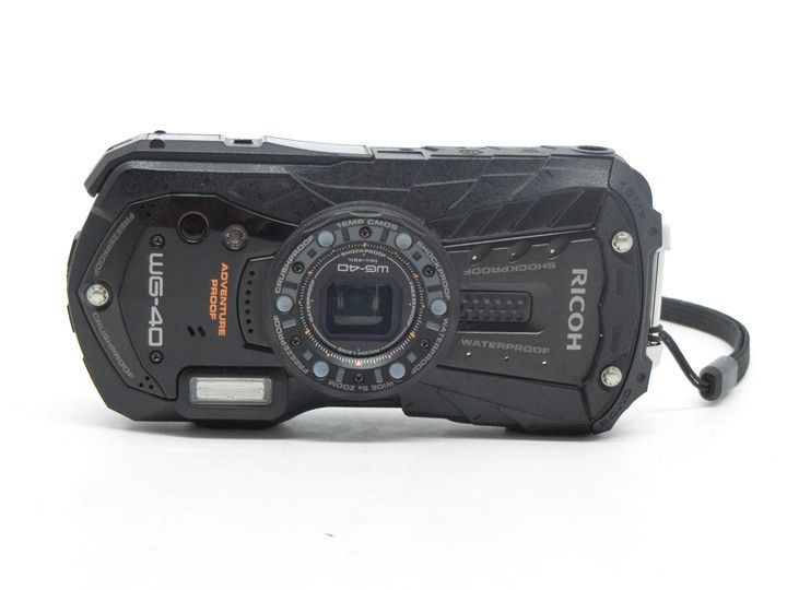 RICOH 防水デジタルカメラ WG-40 ブラック 動作確認済み 送料無料