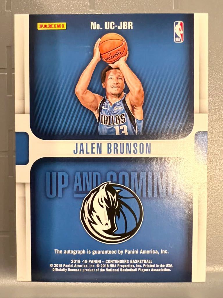 HOT枚限定 RC Auto  Panini Jalen Brunson ジャレン