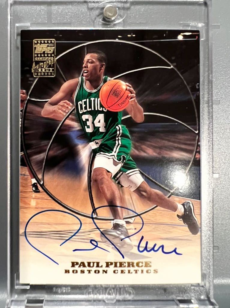 超絶レア直書 Auto All-star 99 Topps Paul Pierce ポール・ピアース NBA サイン バスケ Panini Celtics セルティックス ユニフォーム 優勝