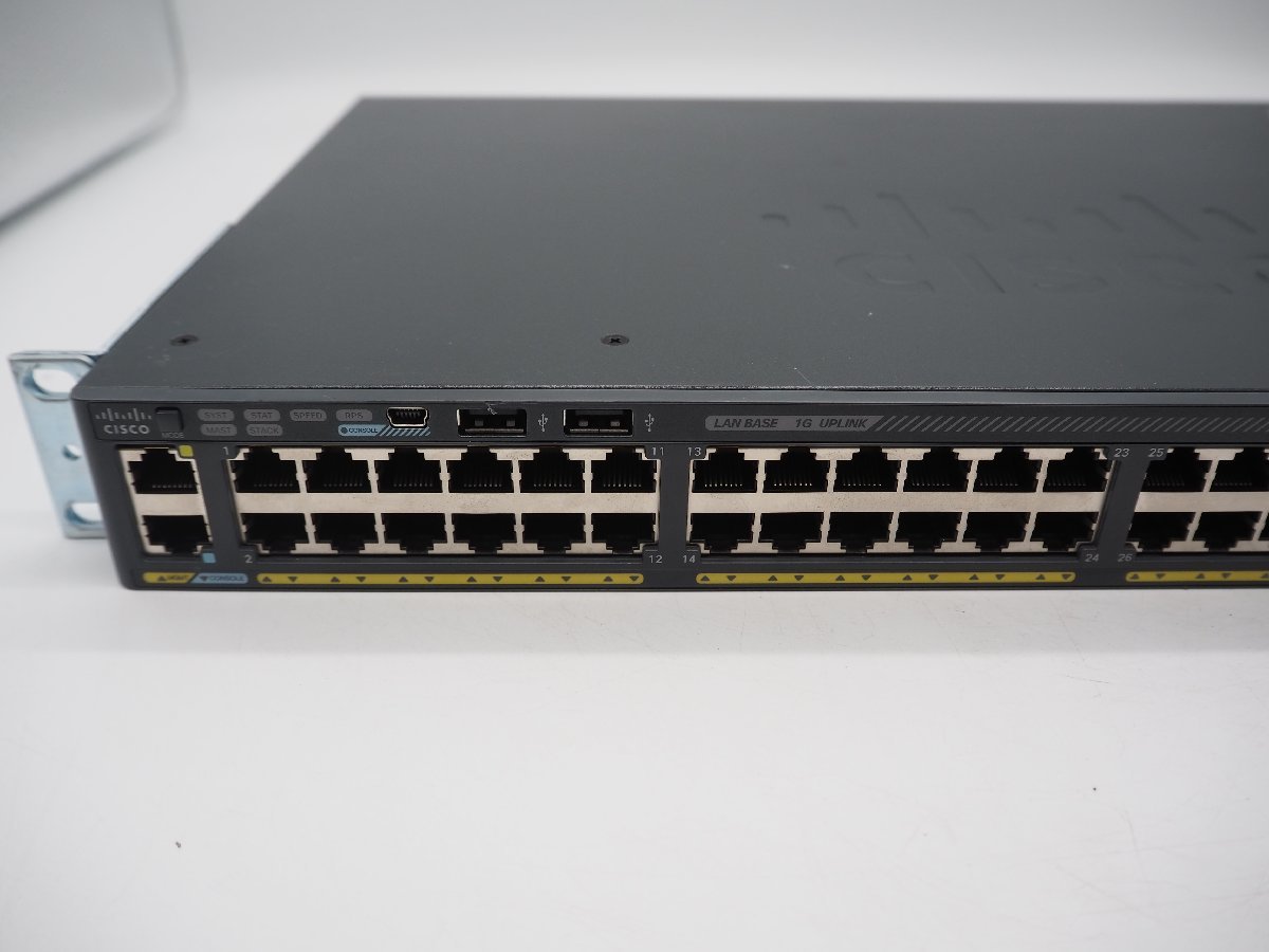 【Y2622】【Z1902】★Cisco☆Catalyst2960-X Series■WS-C2960X-48TS-L/ジャンク_画像2