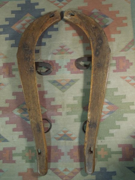1820’S アンティーク馬具★ウッデン ホース ハーネス Wooden horse harness★ホースカラー_画像2