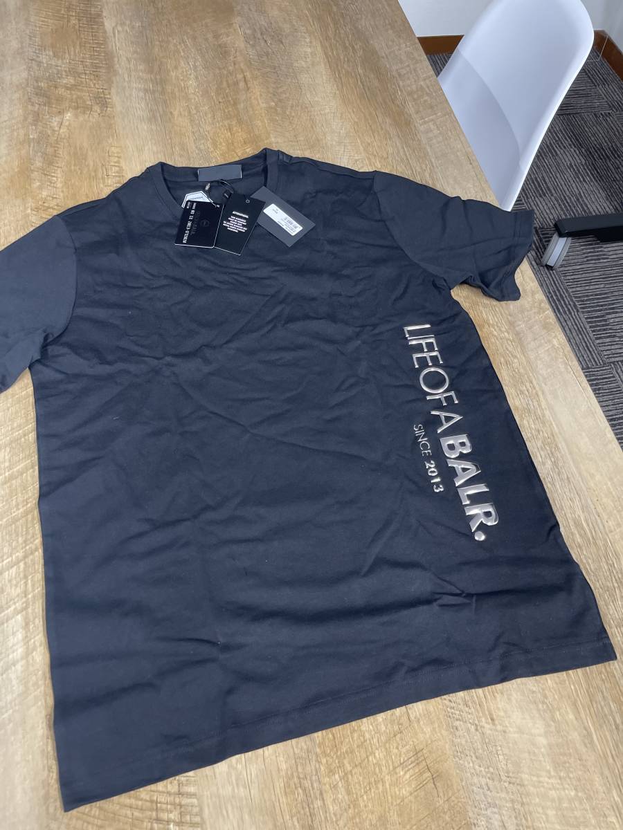 BALR. ボーラー XLサイズ Tシャツ ブラック 新品未使用品 サッカー