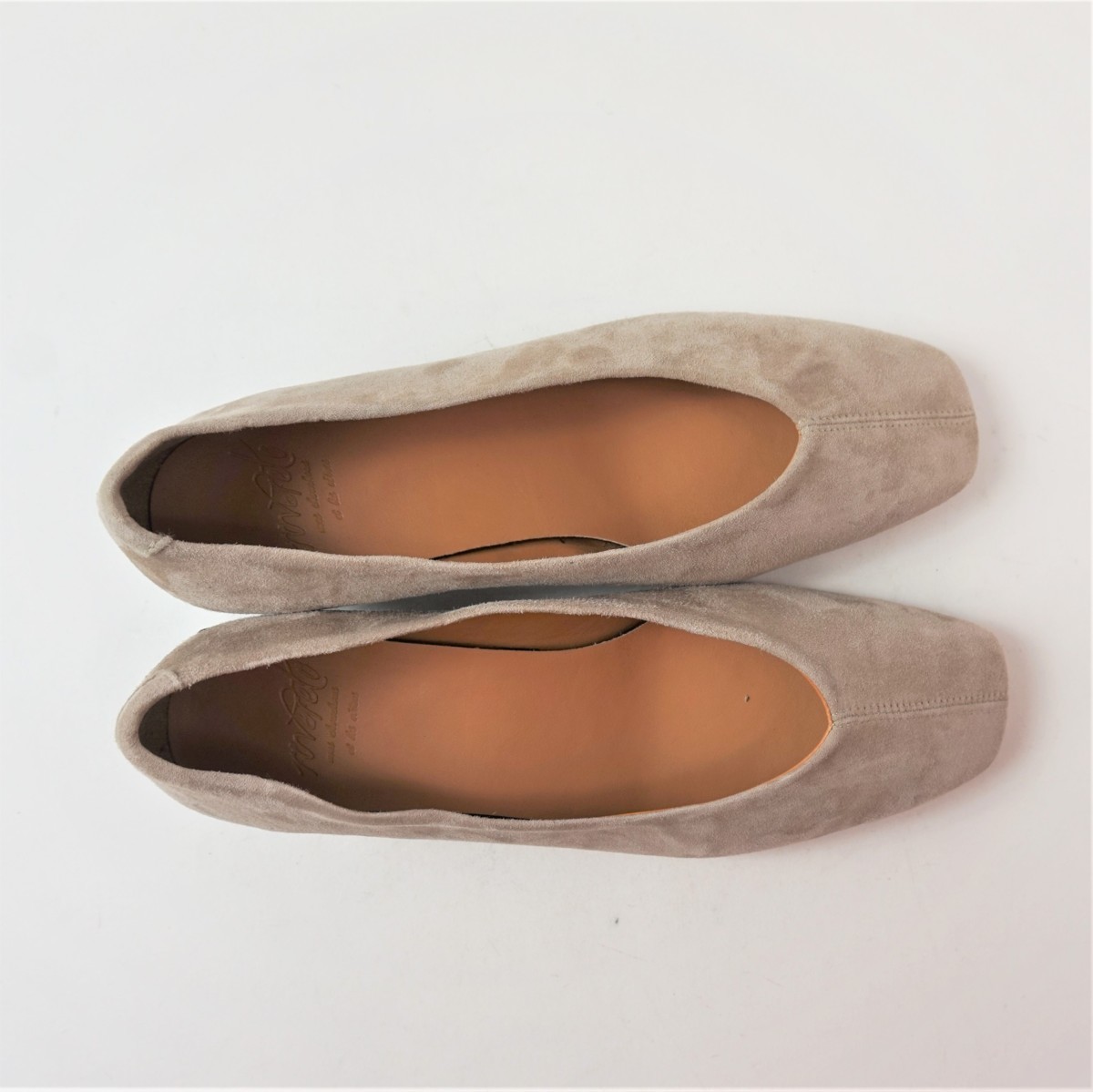  half-price ROVERETOrobe rate suede heel pumps beige 24.0cm new goods unused outlet Spain made 4804963