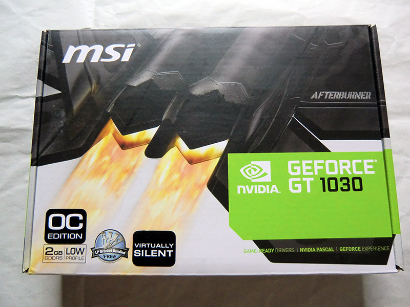 MSI GeForce GT1030 2GH LP OC ファンレスグラボ 海外限定品 www ...