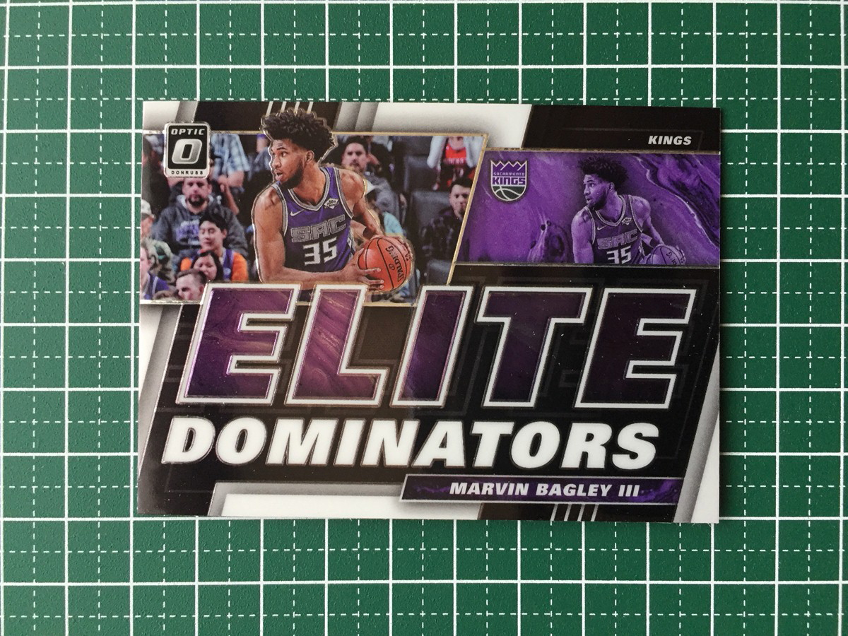 ★PANINI 2019-20 NBA DONRUSS OPTIC #23 MARVIN BAGLEY III［SACRAMENTO KINGS］インサートカード「ELITE DOMINATORS」★_画像1