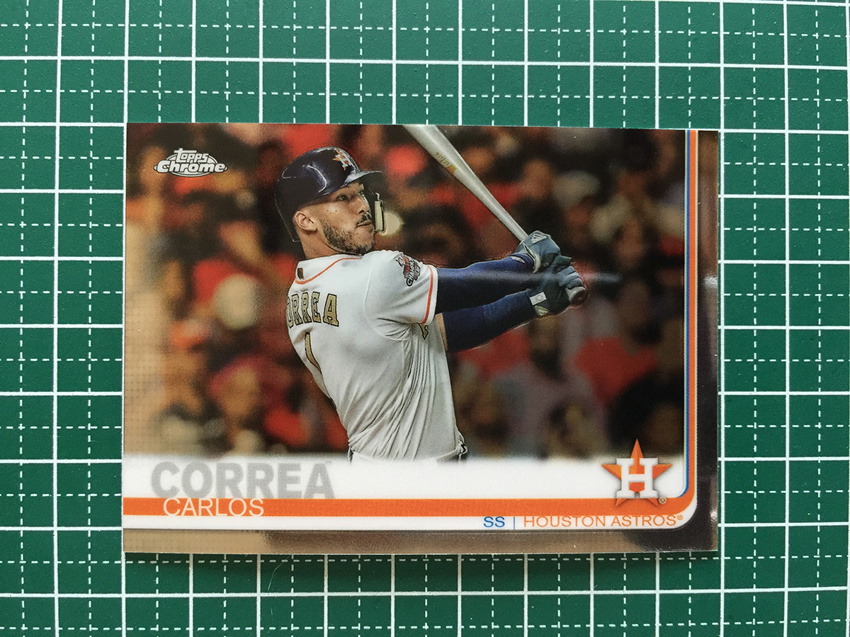 ★TOPPS MLB 2019 TOPPS CHROME #64 CARLOS CORREA［HOUSTON ASTROS］ベースカード 19★_画像1