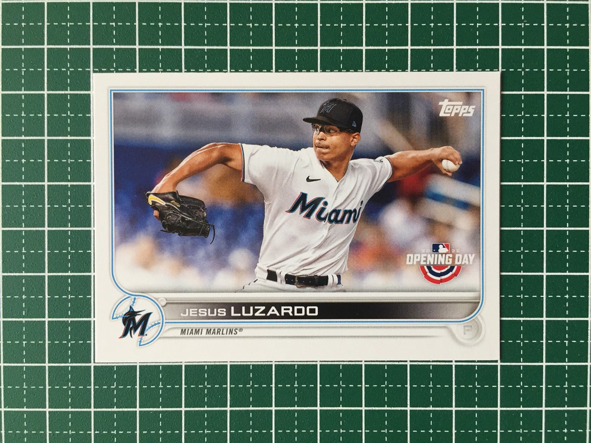 ★TOPPS MLB 2022 OPENING DAY #104 JESUS LUZARDO［MIAMI MARLINS］ベースカード「BASE」★_画像1