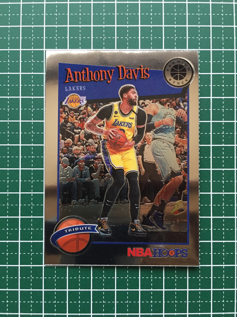 ★PANINI 2019-20 NBA HOOPS PREMIUM STOCK #294 ANTHONY DAVIS［LOS ANGELES LAKERS］ベースカード「HOOPS TRIBUTE」★_画像1