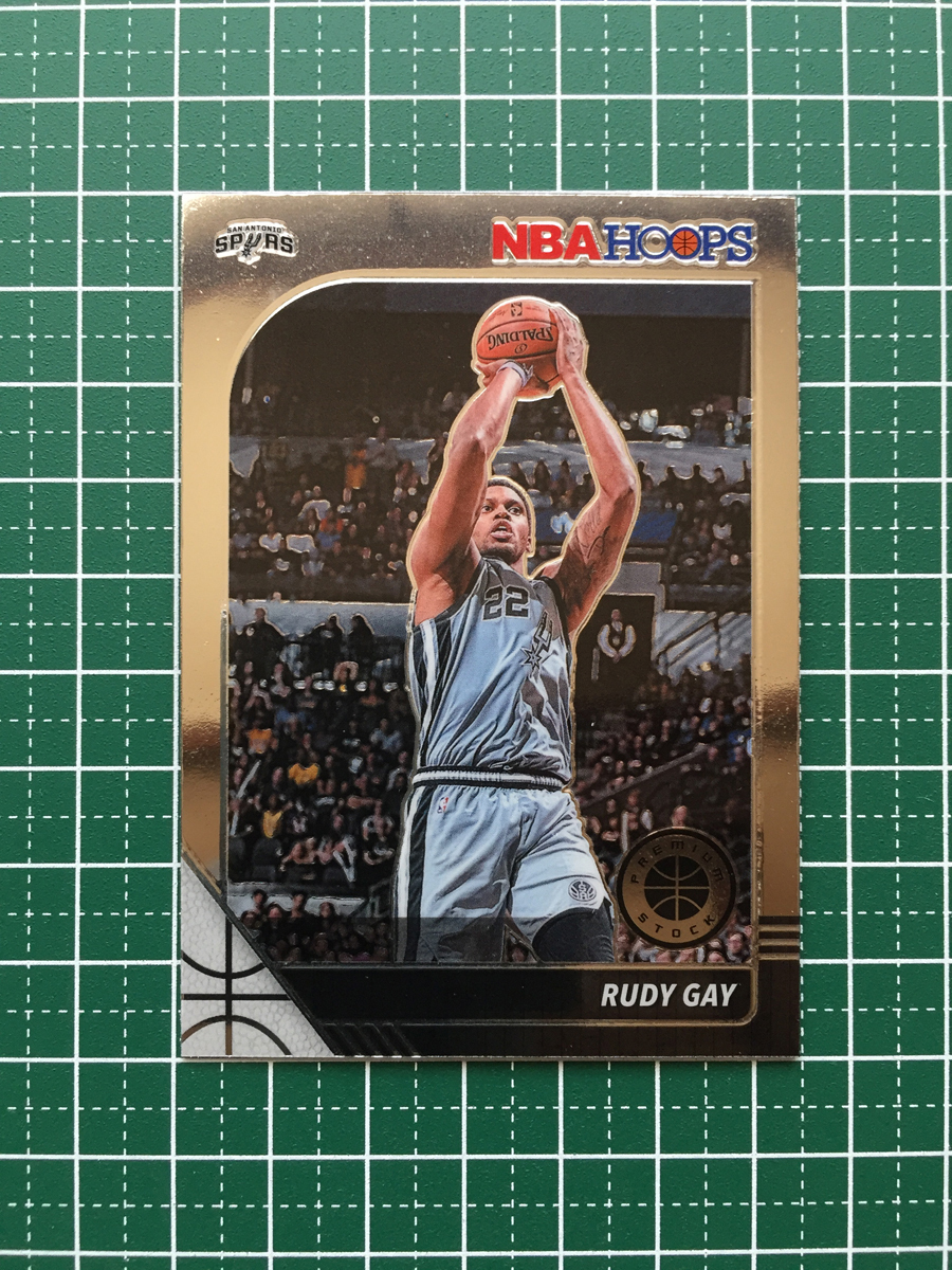 ★PANINI 2019-20 NBA HOOPS PREMIUM STOCK #173 RUDY GAY［SAN ANTONIO SPURS］ベースカード★_画像1