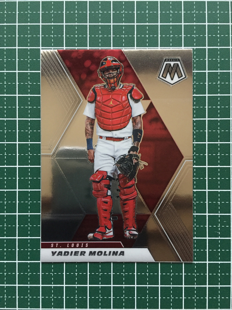 ★PANINI MLB 2021 MOSAIC #189 YADIER MOLINA［ST. LOUIS CARDINALS］ベースカード「BASE」★_画像1