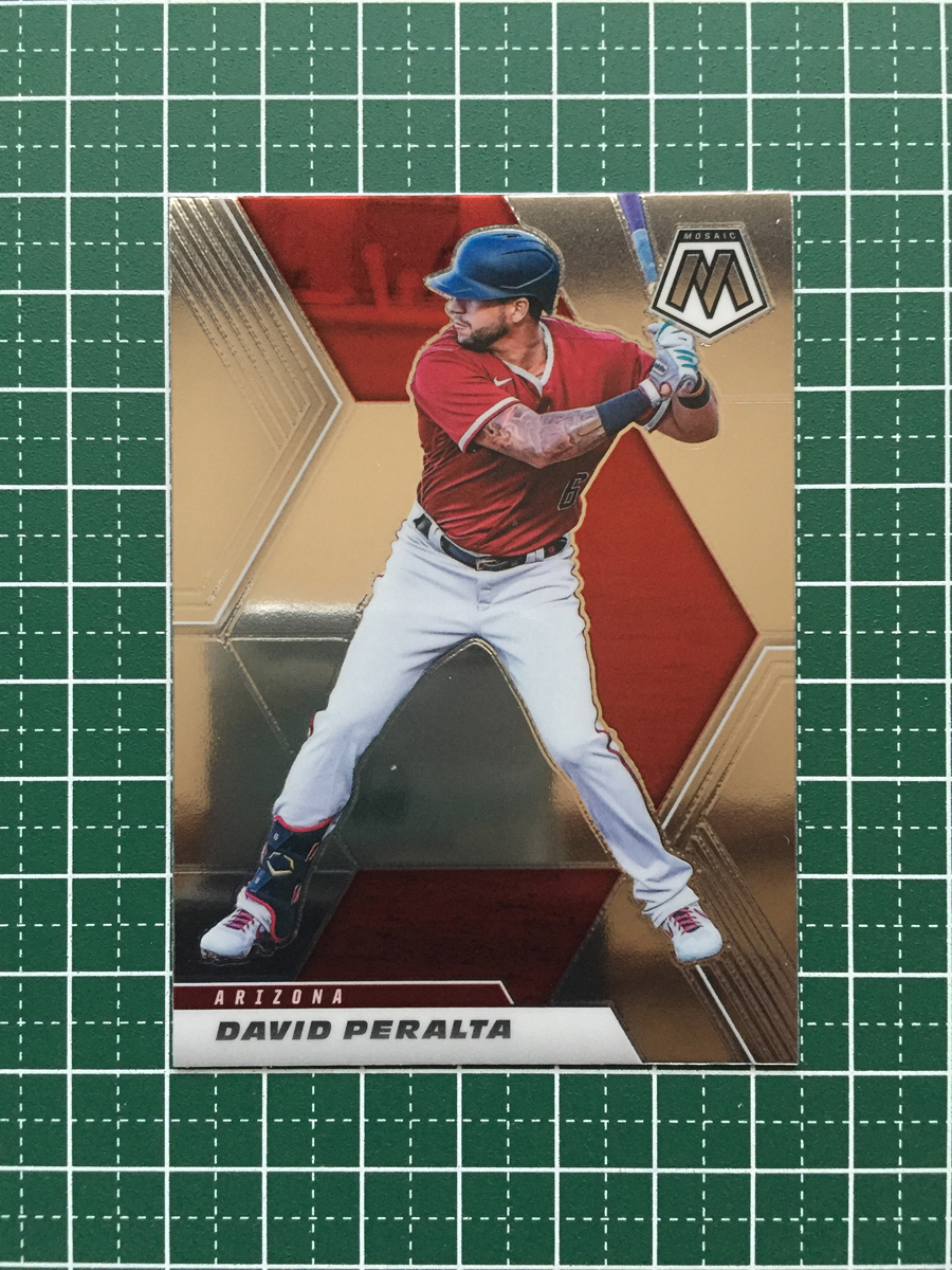 ★PANINI MLB 2021 MOSAIC #122 DAVID PERALTA［ARIZONA DIAMONDBACKS］ベースカード「BASE」★_画像1