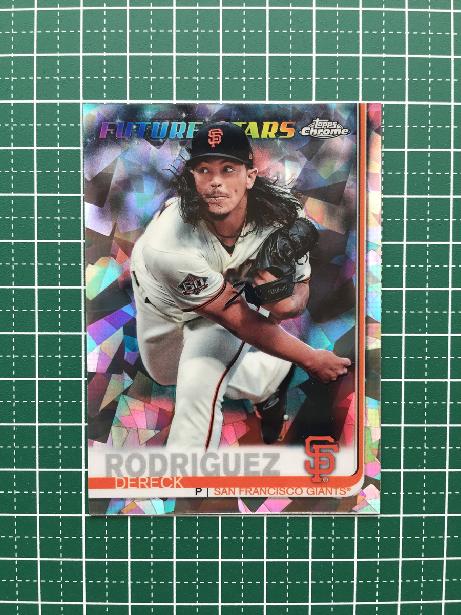 ★TOPPS MLB 2019 TOPPS CHROME SAPPHIRE #4 DERECK RODRIGUEZ［SAN FRANCISCO GIANTS］ベースカード SERIES 1 19★_画像1