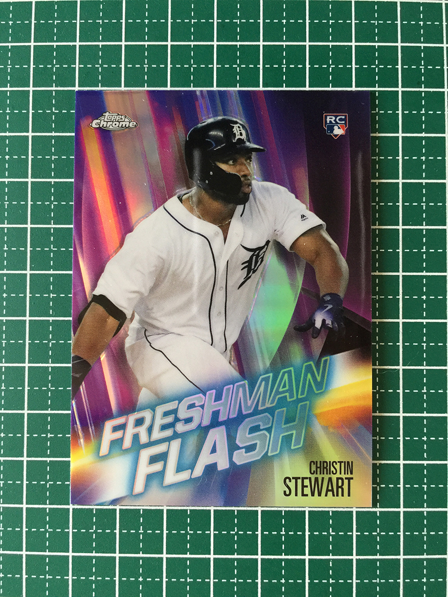 ★TOPPS MLB 2019 TOPPS CHROME #FF-2 CHRISTIN STEWART［DETROIT TIGERS］インサートカード「FRESHMAN FLASH」ルーキー RC★_画像1